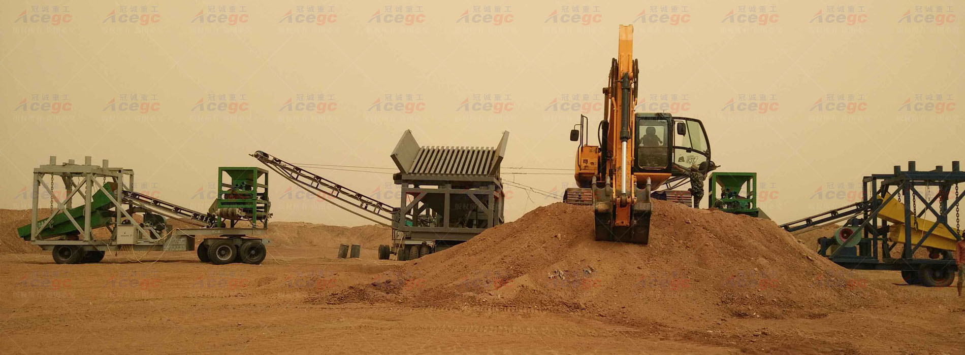 非洲干選風(fēng)選金設(shè)備